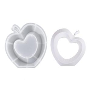 Linh hoạt khuôn silicon cho crafting nghệ thuật táo hiển thị trang trí thạch cao thạch cao khuôn nghệ thuật thủ công công cụ làm