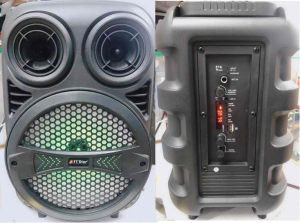 FT STAR 8 Inches Portable Bluetooth Speaker With Microphone FPA-268 Karaoke Rechargeable