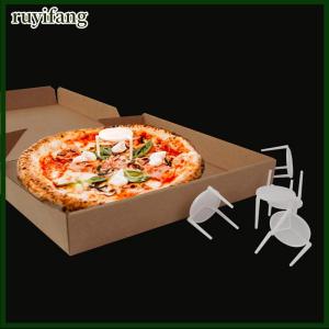 ruyifang 100Pcs Pizza Saver Stand White Plastic Tripod Stack Fixing Rack Baking Tool