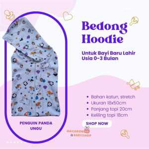 Bedong instant bayi/bedong instant babyBedong instant baby topi hoodie murah/bedong bayi murah
