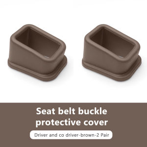 SEAMETAL Car Seat Belt Buckle Cover Car Safety Belt Anchor Socket EVA Anti-collision Protection Cover Car Interior Accessories