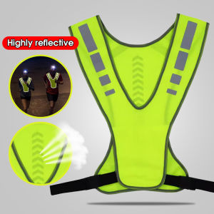 【Buy 1 Take 2】Reflective Vest Running Safety Vest Jogging Bike Motorcycle Night High Visibility Reflective Vest Free Shipping Security Safety Vest Road Workwear Reflectorized Vest For Motorcycle Cod