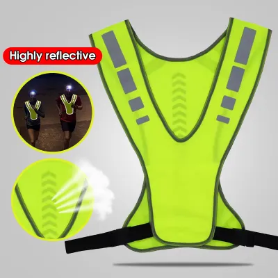【Free Shipping】3PCS Reflective Vest For Motorcycle Reflectorized Vest For Motorcycle Security Safety Vest Road Workwear Night High Motor ﻿Bike Riders For Men Jacket For Running Jogging Cycling Night Motor Cycle Reflective Vest With Pocket COD Buy 1 take 1