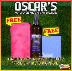OSCARS MOTORCYCLE AND CAR ACIDRAINS FOR WATER MARKS WITH MICROFIBER AND SPONGE
