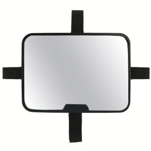 KECTTIO Chế độ xem toàn cảnh HD Gương chiếu hậu ô tô cho bé Tầm nhìn siêu rõ nét Lớp hoàn thiện mờ Gương chiếu hậu Dễ dàng cài đặt Kích thước lớn Gương chiếu hậu cho trẻ sơ sinh Trẻ em ngồi phía sau