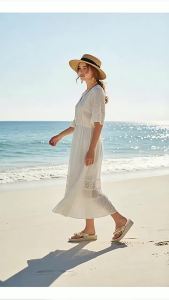 [Free Shipping] Womens flip-flops for summer 2026 new high-heeled sandals for outdoor wear beach anti-slip sandals