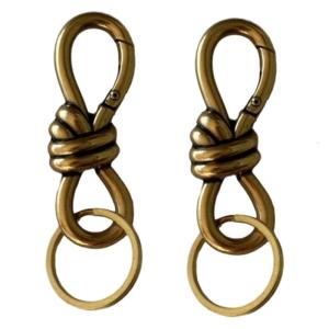 Ovals Shape Alloys Keychains Clip High Strengths Corrosions Resistant Carabiner Clip for Outdoor Traveler