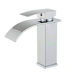 ❤Stock in SG❤Tap 304 Stainless Steel Hot And Cold Bathroom Single Hole Waterfall Faucet