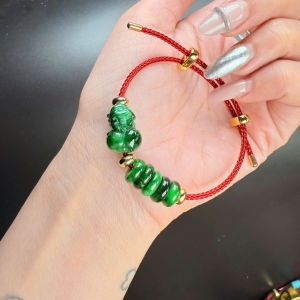 vòng tay tì hưu ngọc cẩm thạch tự nhiên mix đồng điếu ngọc cẩm thạch vòng tay đá phong thuỷ trang sức thiết kế đủ hoá đơn thẻ bảo hành