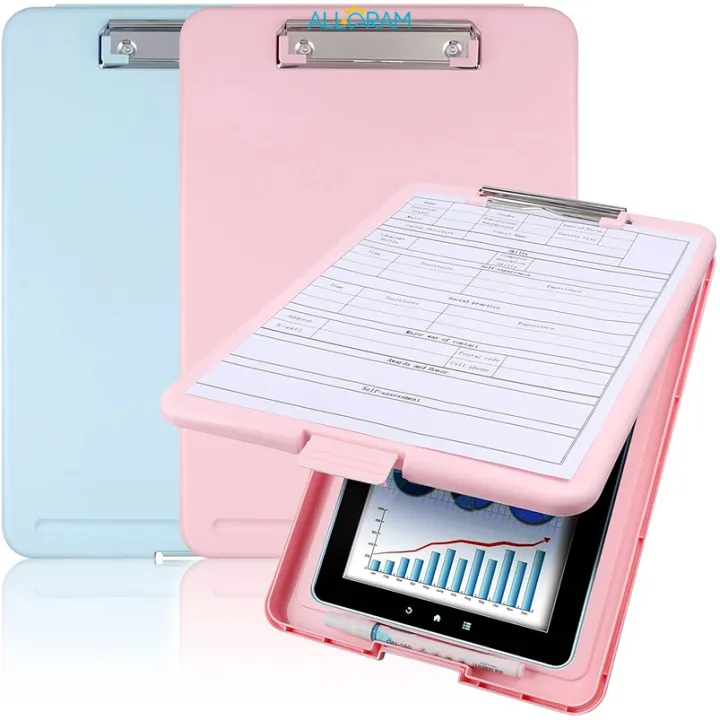 A4 multifunctional plastic storage clipboard file box storage box