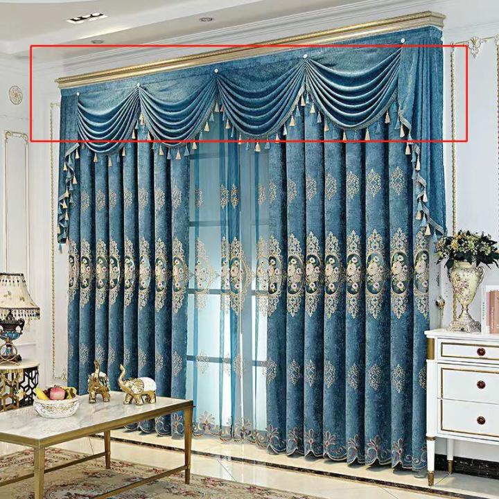 【European Curtain】Scallop/ Pelmet curtain / Langsir Dapur / Rod Pocket