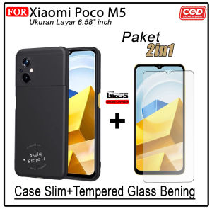 2in1 Case Slim Poco M5 M6 4G Poco M4 Pro Softcase Macaron Premium Casing