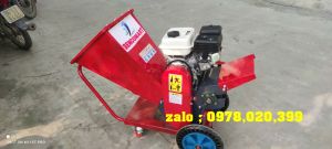 Máy băm cành cây tàu dừa Có 4 Dao Băm Và 1 Bộ Dao Nghiền