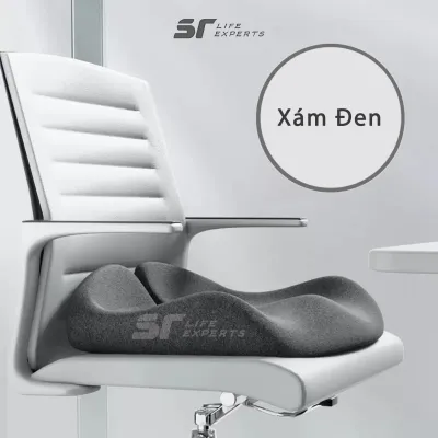 Đệm Mông Nâng Đỡ Đa Chức Năng Công Thái Học Đệm Lót Ghế Cao Su Non Thoáng Khí Gối Ngồi Văn Phòng Ô Tô Xe Hơi - Sairui