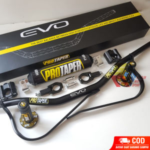 Paket Variasi Low Stang Fatbar - PROTAPER EVO Set Plus Handguard Tulang KLX Vixion CB150 Universal