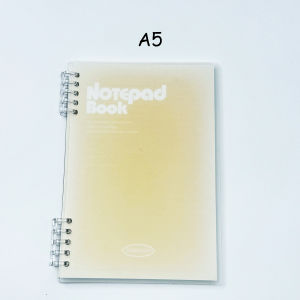 ร้านอยู่ที่ไทย 4เล่ม สมุดโน๊ตริมลวด A5 B5 มีเส้น 60แผ่นต่อเล่ม กระดาษสีถนอมสายตา สมุดสันห่วง