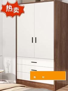 [CozyNest ]Simple Wardrobe Cabinet Household Bedroom Products Clothes Cabinet Storage Cabinet Wooden Large Capacity