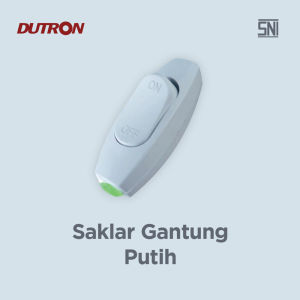 Saklar Gantung On Off DUTRON Sakelar Lampu Gantung Hitam Putih SNI