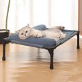 ARGETR Breathable Elevated Dog Beds Removable Mesh Dog Cooling Bed Washable with Pillow Outside Dog Bed for Small Medium Dogs. 
