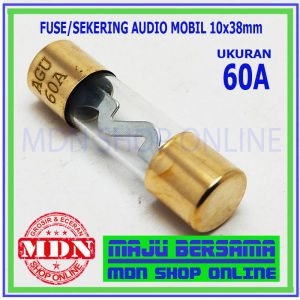 Fuse Sekering Audio Mobil 30a 40a 60a 10x38mm per 5pcs