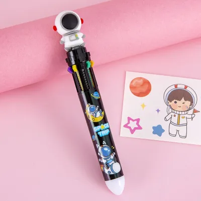 COD PULPEN MEKANIK 10 WARNA TINTA KARAKTER ASTRONOT 3D / PULPEN 10 WARNA MOTIF BONEKA ASTRONOT