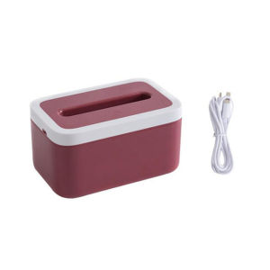 Organizer Night Light Tissue Box Home Waterproof Removable Paper Towel Storage Box makeup organizer organizador