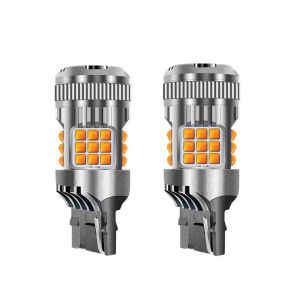 ไฟเลี้ยว LED กระพริบปกติ T20 BA15S BAU15S มีพัดลมในตัว 36 ชิพ SMD 3030 Convex 3D ความสว่างสูง（จัดส่งจากกรุงเทพฯ）