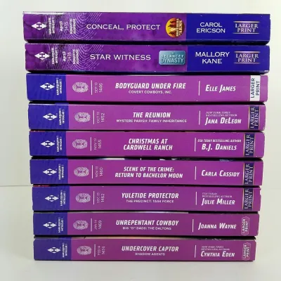 Box of Harlequin Romance Pocket Books