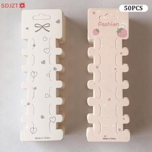 🚚【Local Express Delivery】🚚 50PCS Hairpin Long Paper Card Hairband Display Card For DIY Hair Jewelry Packing Hair Clip Hairband Bracelet Retail Price Tag
