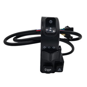 Motorcycle 4-in-1 Switch Handlebars Control Switches Signal Horn ON/OFF Button Handlebar Replacement Parts Easyly Install