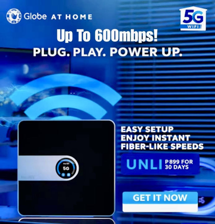 OPENLINE GLOBE HOME 5G WIFI - 800 MBPS - THE RAIN 101 WIFI 5G DITO 5G ...