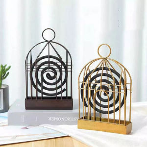 Birdcage Shape Iron Mosquito Coil Holder Burner Holder  Mosquito Repellent Incense Rack