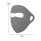 Fashion Full-Face UV Face Mask Reusable UPF 50+ Protection Ice Silk Face Cover Washable Thin Cover Sunscreen Veil Outdoor