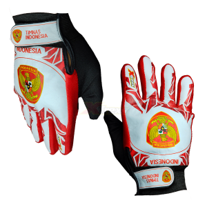 sarung tangan kiper anak logo indonesia modelan terbaru