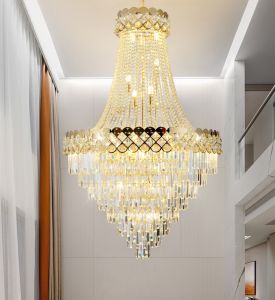 Đèn trần trang trí DT-06 kích thước lớn pha lê sang trọng đẹp mắt sang trọng và hiện đại - Hàng cao cấp nhập khẩu - Bảo hành 1 năm