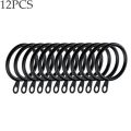 OOC 5 Colors Heavy Duty Practical Metal Curtain Rings For Curtains Rods Hanging Hooks Roman circle. 