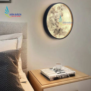 [VỪA RẺ - VỪA ĐẸP] Đèn Led Gắn Tường Mặt Trăng Đèn Đèn Phòng Ngủ Cỡ Lớn 60cm - 80cm 3 Chế Độ Màu