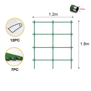 เสาไม้เลื้อย กระกางต้นไม้ ไม้ค้ำต้นไม้ DIY โครงปลูกผัก เหล็กเคลือบพลาส  ซุ้มไม้เลื้อย ยาว90-180ซม. หนา16มม. ไม้ค้ำยันต้นไม้ ค้างต้นไม้ ค้างผัก ซุ้มไม้