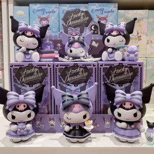Sanrio Blind Box Cute Kuromi Melody Figures Toy Home Decorate for Children’s Birthday Gift