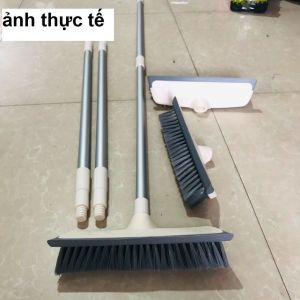 Chổi Chà Sàn Goso Cây Chà Sàn Nhà Tắm Goso Chổi Cọ Sàn Và Gạt Nước Đa Năng 2 Trong 1 Cán Hợp Kim Nhôm Tăng Giảm Chiều Dài 65-125cm Tramanhshop