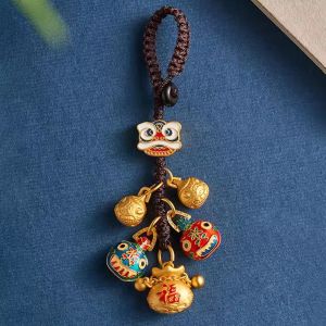 1 PCS Personality Lucky Keychain Key Chain Strap Creative Unique Car Key Charms