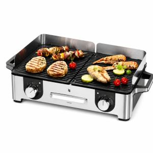 Bếp nướng điện WMF LONO Master Grill 2400W 2 vùng chỉnh nhiệt riêng dùng trong nhà & ngoài trời BH 12 tháng