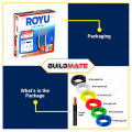 BUILDMATE Royu THHN / THWN-2 Stranded Wire Gauge #14 AWG 2.0mm2 150 Meters Electrical Stranded Cable Wires Copper Lead. 
