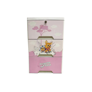 เพิ่มหนาตู้ลิ้นชักพลาสติก มีล้อสีสลับ ไม่มีกลิ่น ปลอดสารพิษ เป็นมิตรกับสิ่งแวดล้อม ล็อคได้