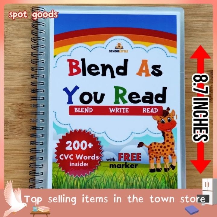 CVC Laminated Reading Book Blend As You Read Reading Material for ...