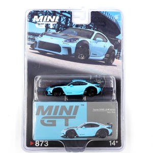 Mini GT 1/64 Toyota GR86 Lb Nation Baby Blue Blister Packaging