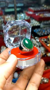 Batu Cincin Natural Ohen Garut & Kristal Top Kualitas Tinggi