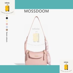 Bag Womens Shoulder Bag Spacious with Elegant Silk Scarf Accessory Perfect Blend of Function & Style