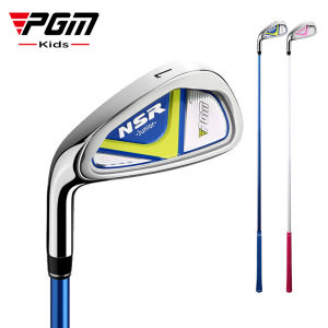 PGM NSR Kids Golf Irons Left Right Handed No. 7 Golf Iron with Graphite Shaft Club for 3-15 Year Old Boy Girl Junior JRTiG006