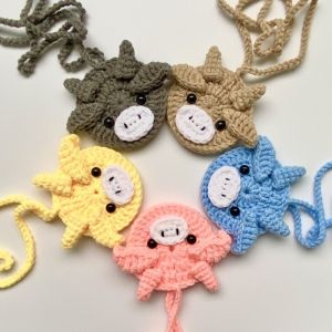 TÚI ĐỰNG TỎI CHO BÉ BẰNG LEN HÌNH CON TRÂU